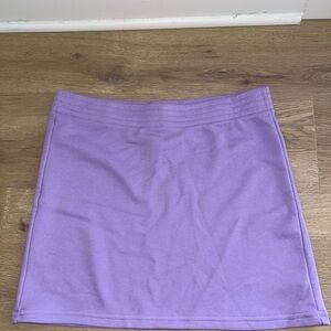 Aritzia Lilac Knit Mini Skirt